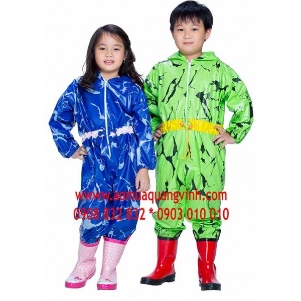 áo mưa bộ liền quần - áo Mưa Quang Vinh - Công Ty TNHH Xây Dựng TM DV SX XNK Quang Vinh